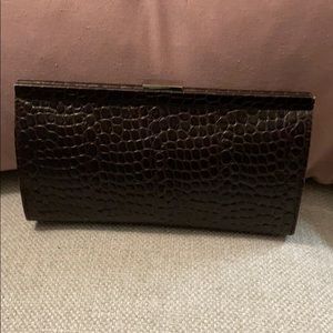 Banana Republic Croc clutch